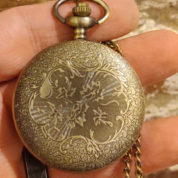 Anchor Pocket Watch Antique Bronze NEW - Picture 2 of 3